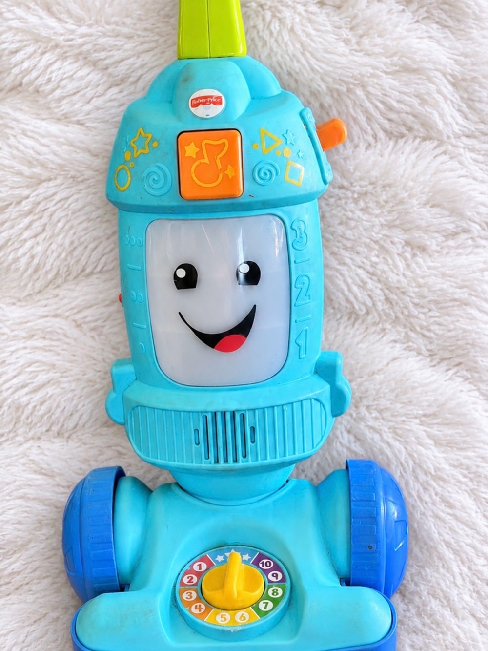 Fisher-Price Laugh & Learn Vacuum
Cleaner Musical Push Toy Blue FNR97